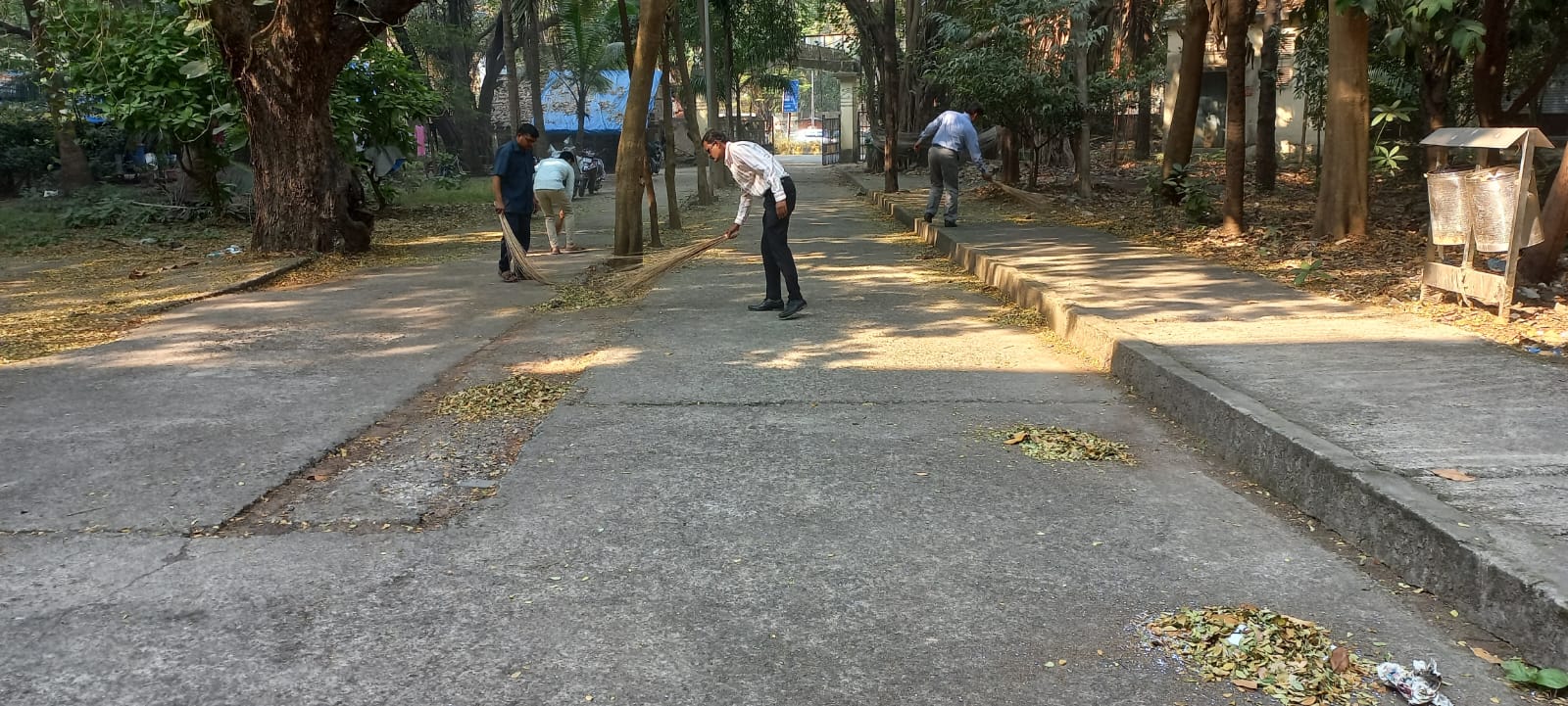 Cleanliness Drive at New Faculty Building
